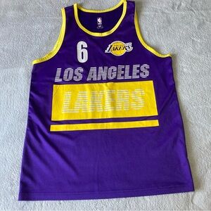 Los Angeles Lakers LeBron James #6 NBA Basketball Jersey Men's Size Medium